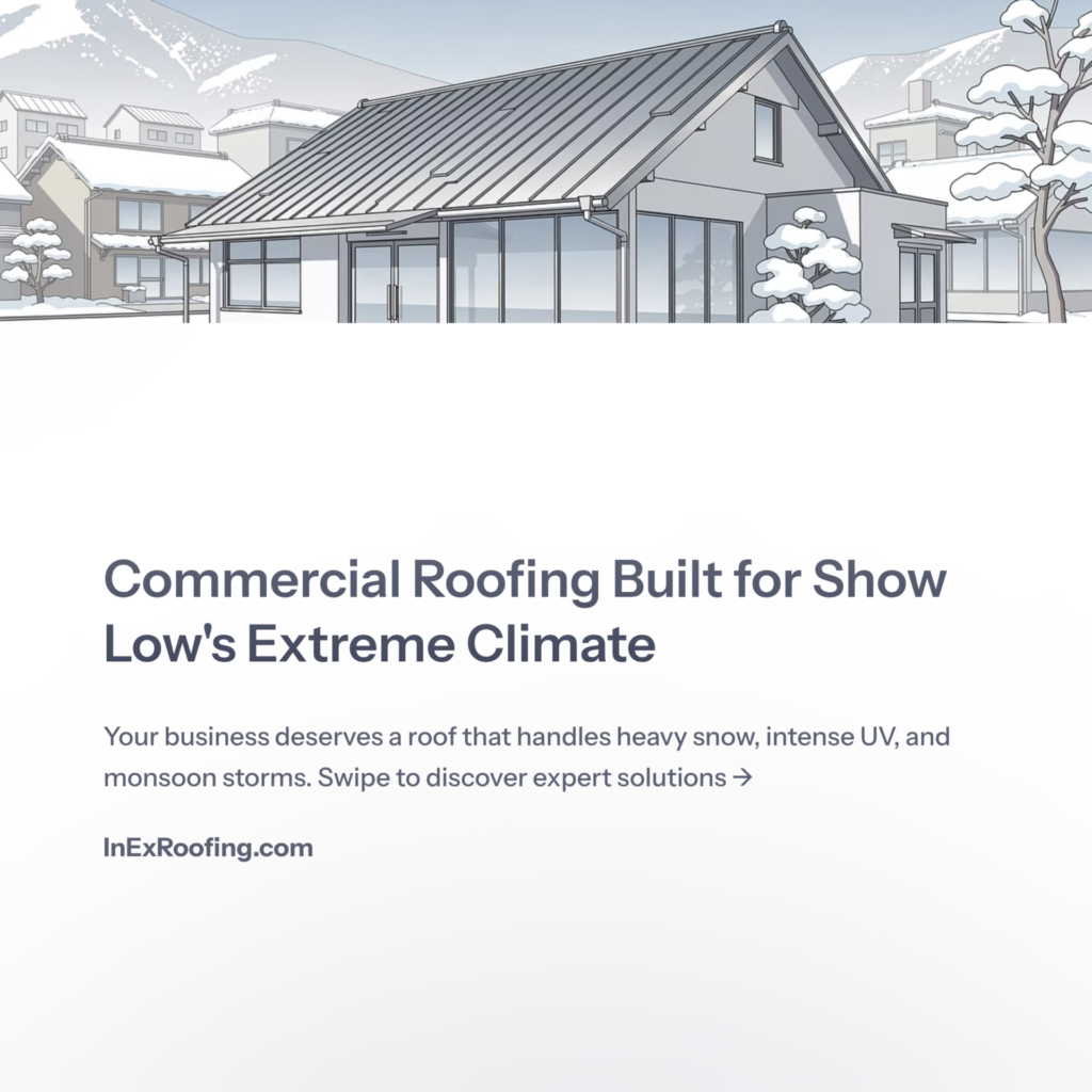 commercial roofing show low