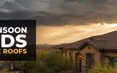 Monsoon Roof Damage on Tile Roofs in Ahwatukee, Chandler, Gilbert and Maricopa